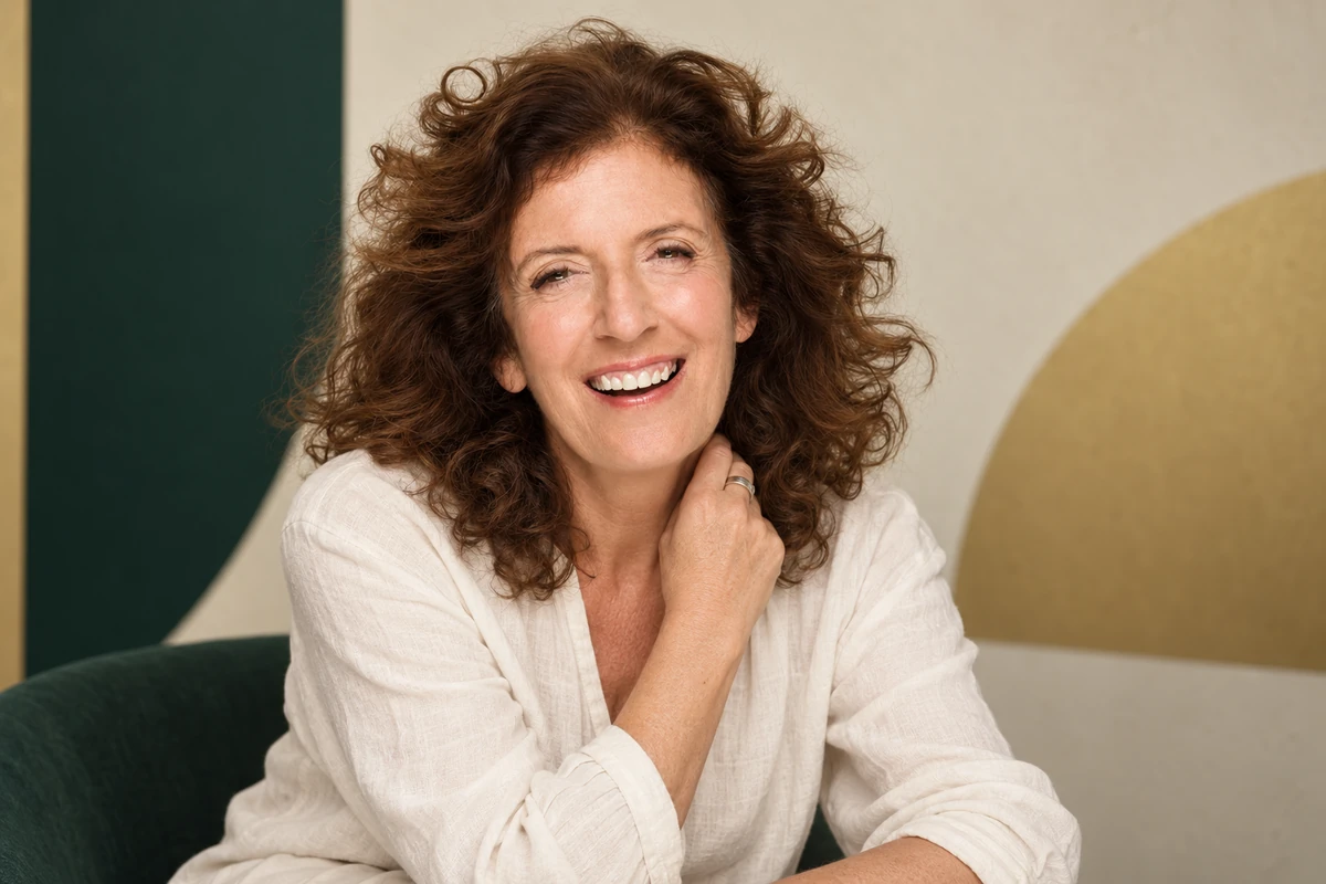 Portrait éditorial généré de Anita Roddick