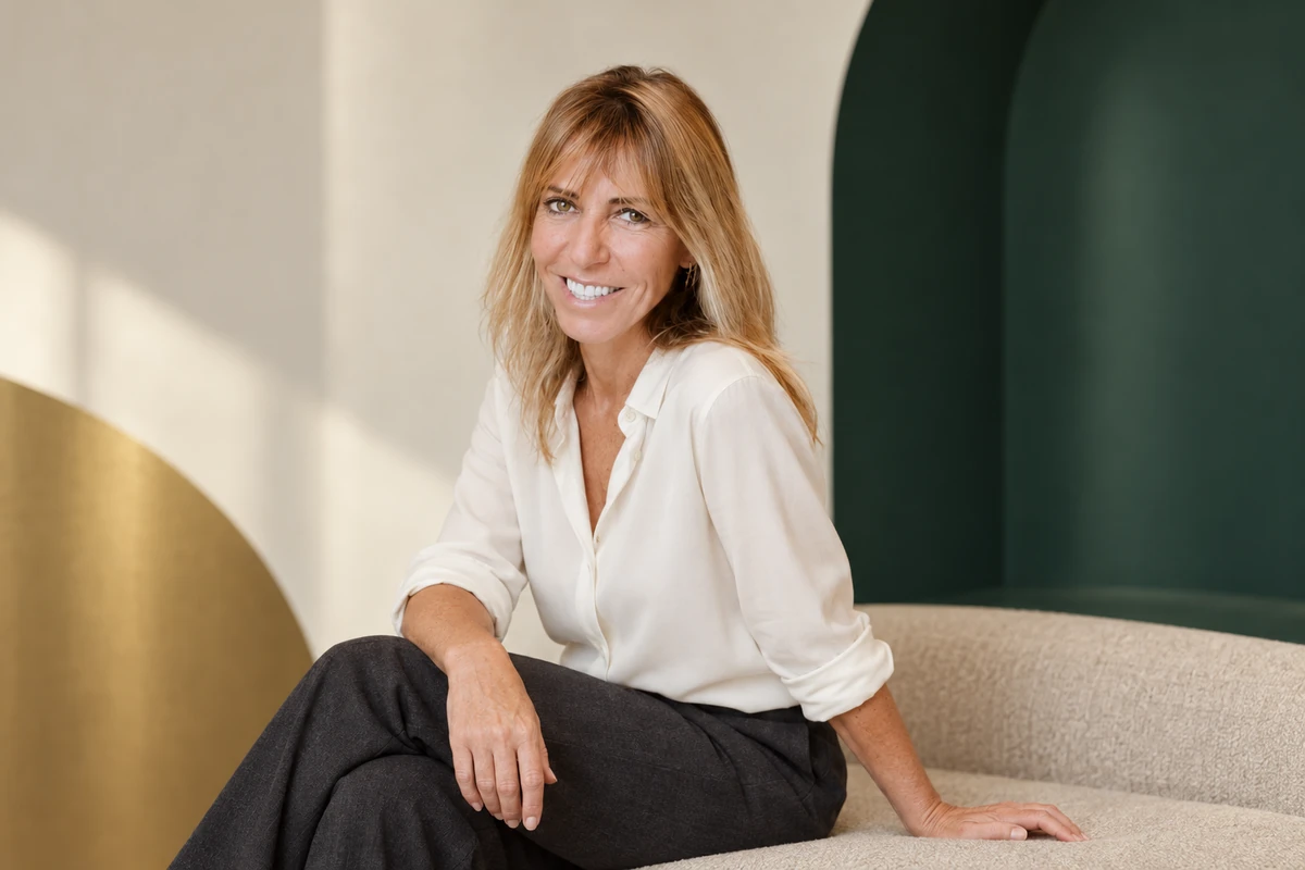 Portrait éditorial généré de Barbara Boccara