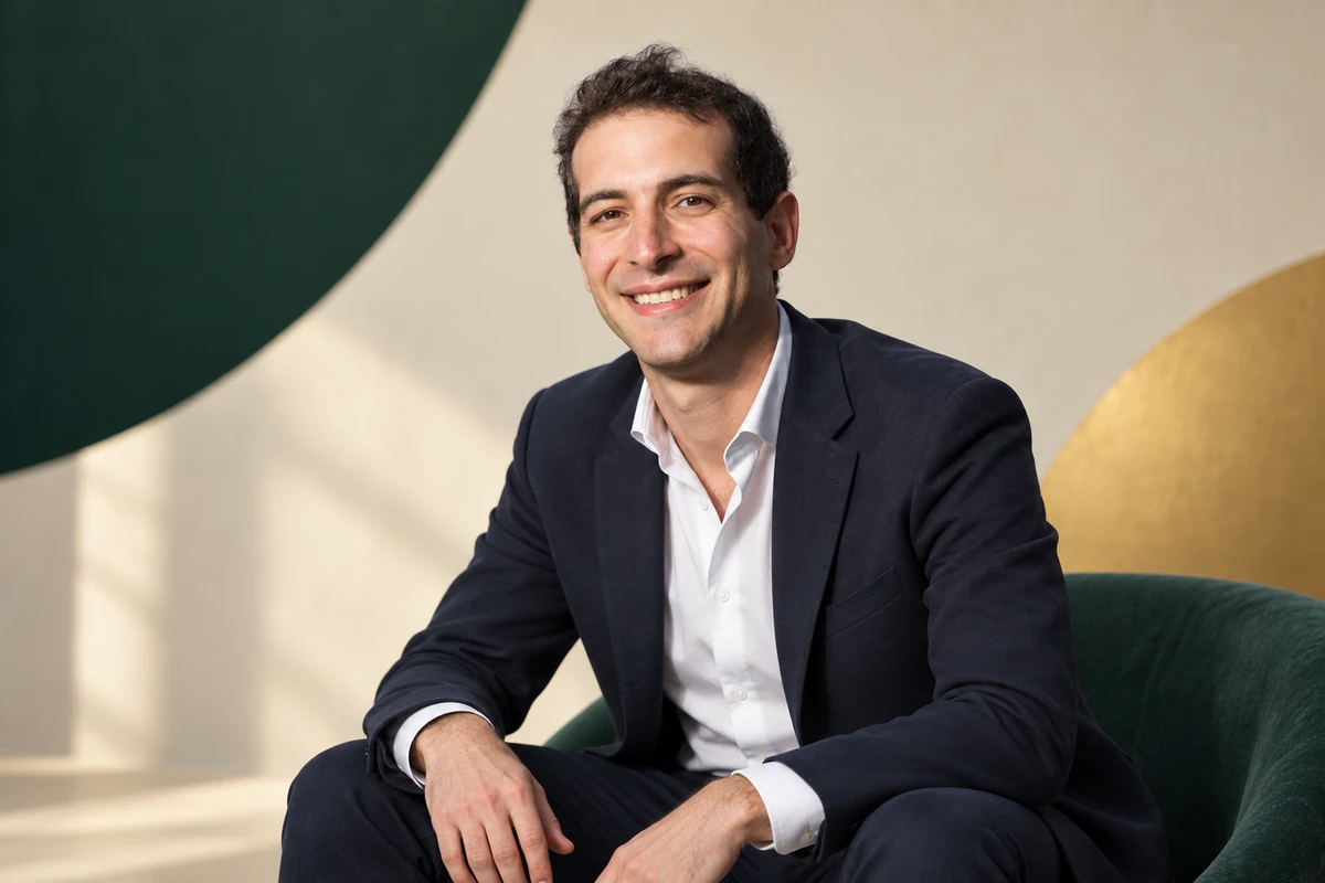 Portrait éditorial généré de Eric Setton