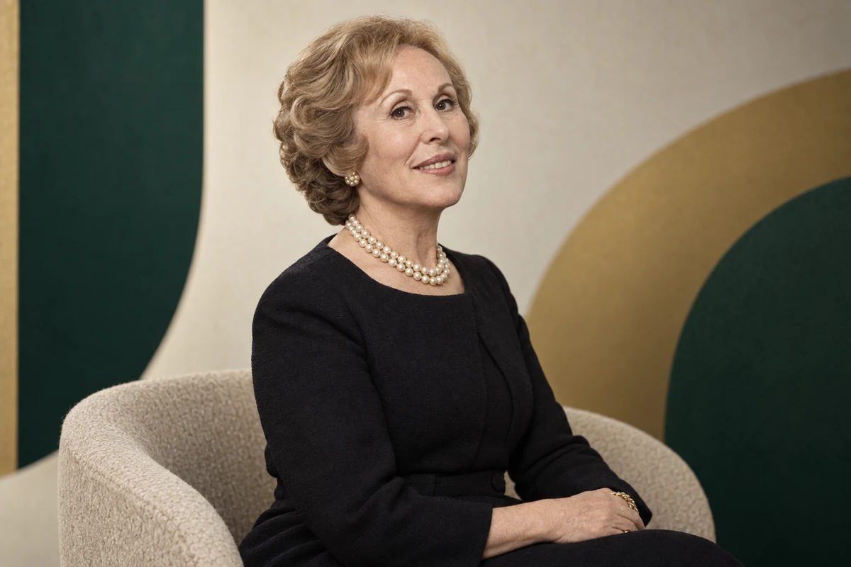 Portrait éditorial généré de Estée Lauder