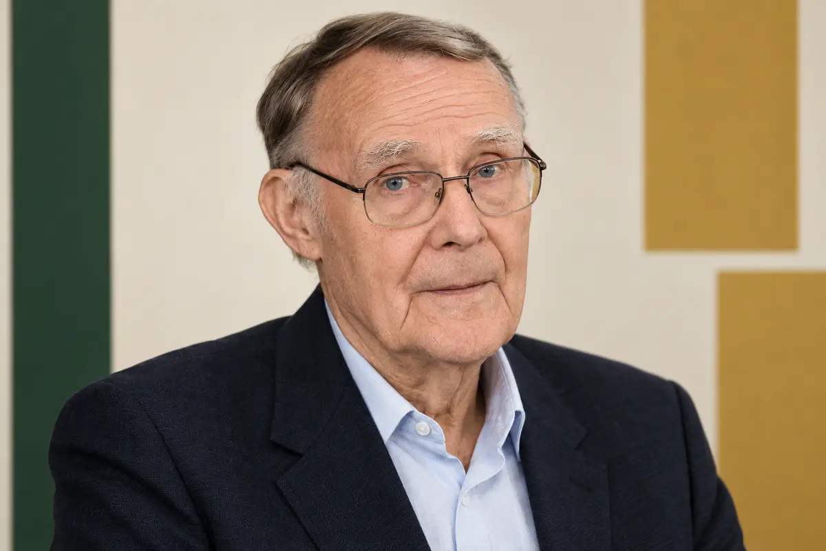 Portrait éditorial généré de Ingvar Kamprad