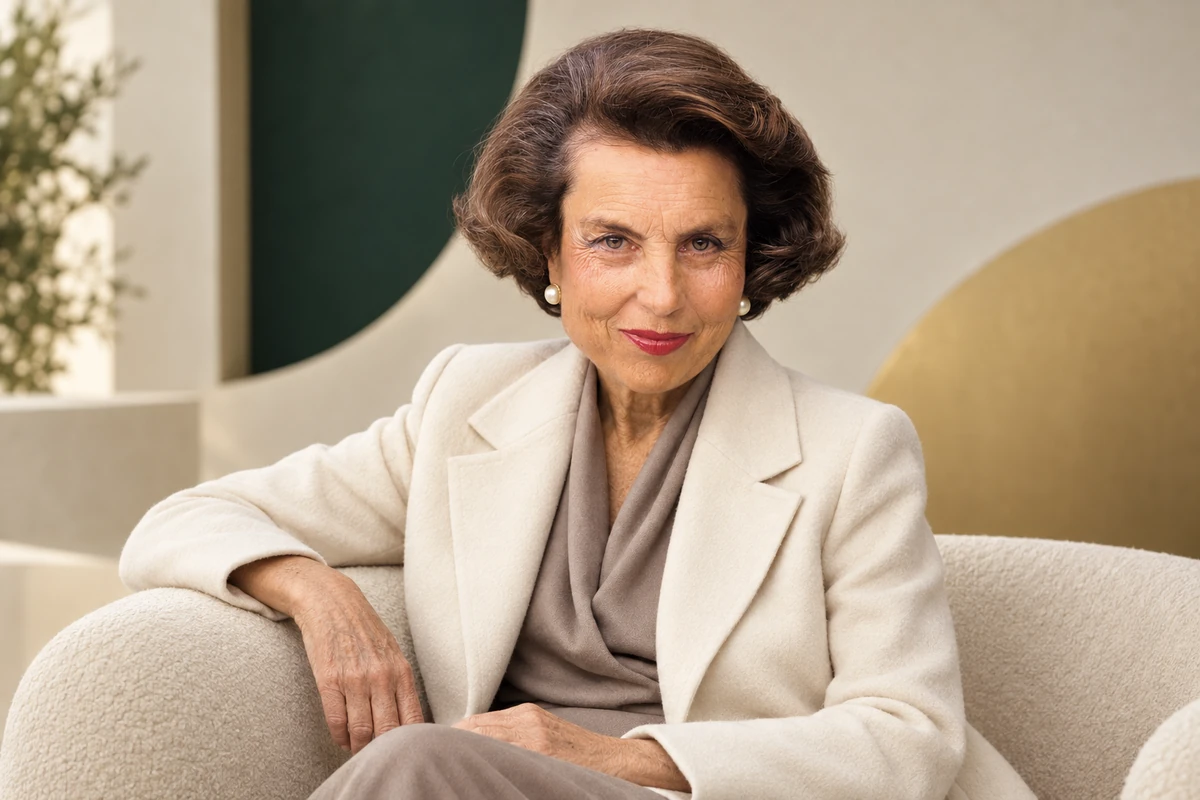 Portrait éditorial généré de Liliane Bettencourt