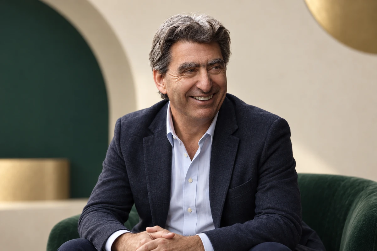 Portrait éditorial généré de Nick Hayek