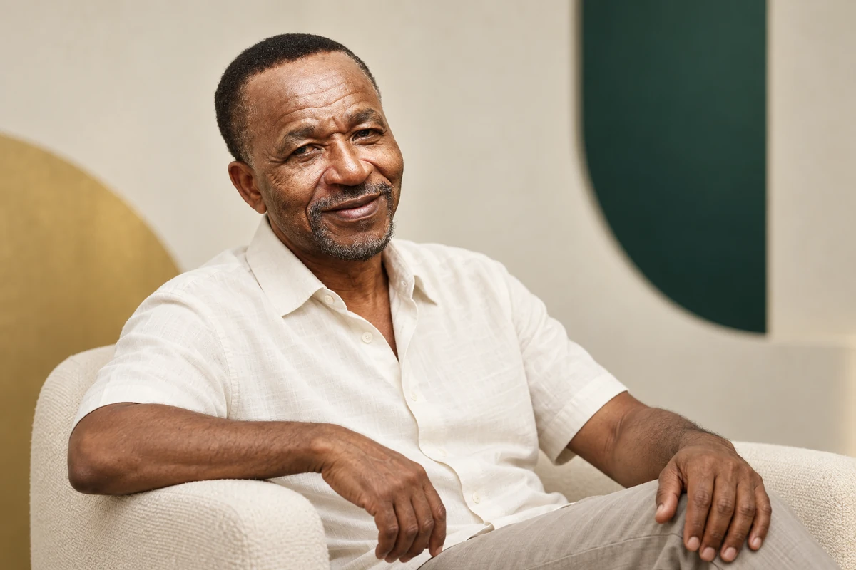 Portrait éditorial généré de Paul Fokam