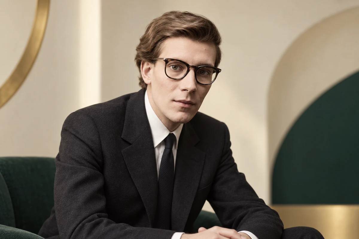 Portrait éditorial généré de Yves Saint Laurent